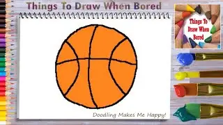 How To Draw A Basketball ( How To Draw Easy Stuff But Cool )