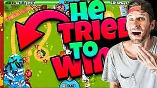 HE TRIED TO BEAT ME LOL 😂😂- BTD Battles -  THIS WAS HILARIOUS