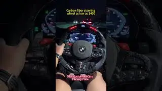 LED Carbon Fiber Steering Wheel For BMW G20 #BMWSTEERINGWHEEL  #carbonfibersteeringwheel