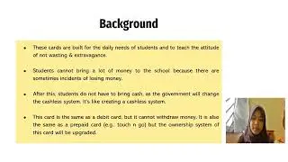 GROUP PROJECT - FINANCIAL TECHNOLOGY (MY Student Card)