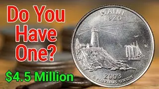 2003 Maine State Quarter Worth $4.5 Million? | Rare U.S. Mint 50 State Quarters Program Coin! #usa 
