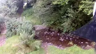 Fording the Nant Gwenddwr at Gwenddwr in Powys