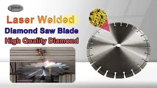 Laser Welded Diamond Saw Blade for Concrete cutting #diamondtools  #diamondblade