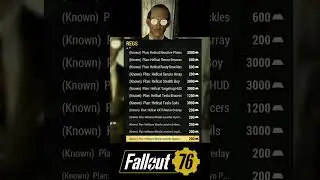 Secret Service Plan Glitch #fallout76 #gamingshorts #plans #glitch