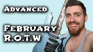 Guitar exercise - finger tapping exercise with tab and backing - Riff of the week - guitar lesson