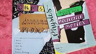 Project File Folder making from old book cover 📒📑🔖|   Physics investigatory project ideas