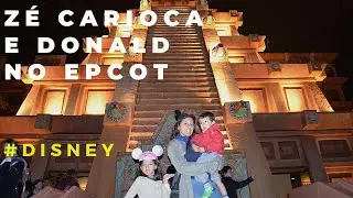 Z&eacute; Carioca e Donald no #Epcot, em #Orlando - #Disney #Fl&oacute;rida #EstadosUnidos #USA