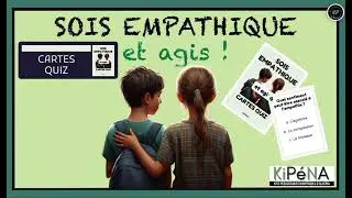 Jeu de cartes QUIZ vertes num&eacute;rique et interactif sur l&rsquo;empathie