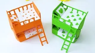 Diy mini paper bed / Paper Craft