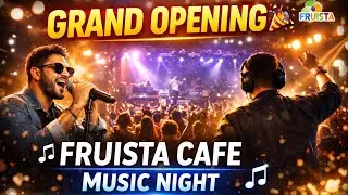 Ganganagar का सबसे Grand Cafe Opening | Fruista Music Night All Ganganagar Influencers 