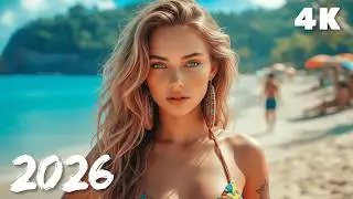 Sea Horizon Therapy 💆 Chill Tropical Deep House 4K UHD 2026 | Blue Shore Beats