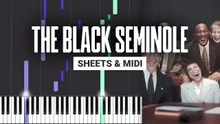 the BLACK seminole - Lil Yachty - Piano Tutorial + MIDI