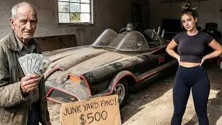 ASMR Restoration | BatMobile (BATMAN?) Full Restoration From Rust to Showroom Classic