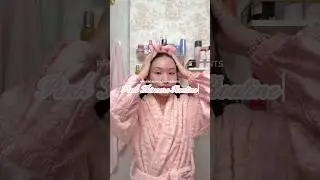 ASMR Pink Skincare Routine 💖🧴🫧 #pinkgirl #pinkskin #asmr #asmrskincare #skincareroutine