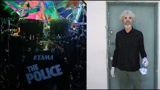 Stewart Copeland drummer of The Police - What Is Art? Signing / Art Studio