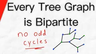 Every Tree Graph is Bipartite | Graph Theory