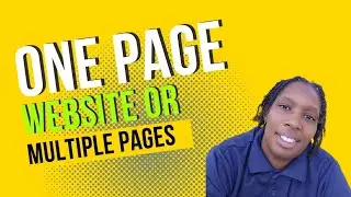 One Page Website or Multiple Pages
