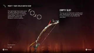 First Modification Trophy / Achievement Guide | Horizon Zero Dawn Complete Edition