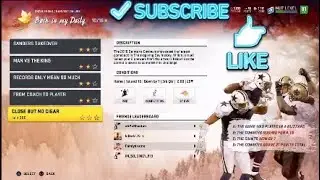The Answer To The madden 20 harvest Promo Day 5 daily challenge