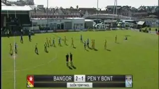 Bangor City v Bridgend Town