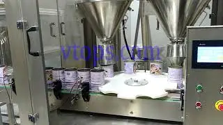 Dual Heads Automatic Auger Filler Filling Machine | VTOPS-PDH