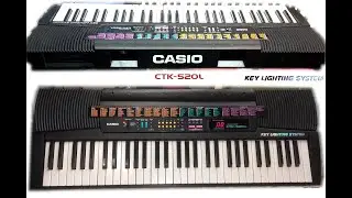 CASIO CTK-520L (sound and stlyles demonstration) HiQ sound