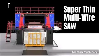 Super Thin Multi-Wire Saw Machine for Marble, Quartz and Natural Stone Block Cutting
