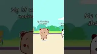 🤭😁😂.                                  #bearpanda #bearpandalovestory #madeforeachothercouple