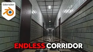 How To Make An ENDLESS Corridor In Blender - Tutorial