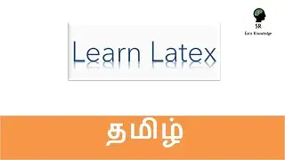 #latex  Learn Latex in Tamil / தமிழ்  - Math Symbols #10