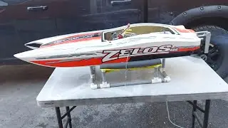 RC Boat - Zelos 48G custom - Zenoah gasser - Gizmo Motors 29.5 Pro Mod - Peterborough Ontario
