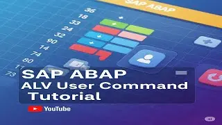ABAP ALV User Command Geliştirmesi 🔄 | Canlı Yayın Sonrası Geliştirme Serisi #1 #sap #abap