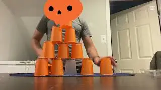 Cup stacking again after over a year! #back (desc) #cupstacking #speedstacking