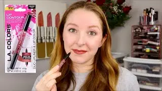 LA COLORS LIP CONTOUR DUO LIP LINER & LIP COLOR REVIEW