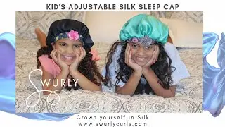 Kid's adjustable silk sleep cap.  Spring Line Up from SWURLY