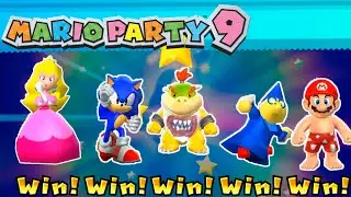 Mario Party 9 Step It Up - All The Fun Mini Games Master Difficulty Gameplay #MarioGame