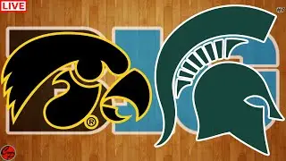 Iowa vs Michigan State Big 10 Basketball Live Game Cast & Audio
