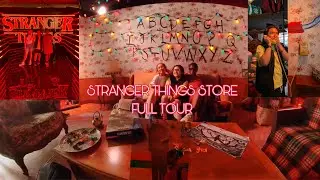 Stranger Things Store Full Tour in PARIS