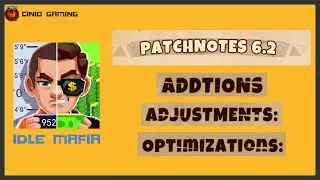 Idle Mafia - PatchNotes 6.2