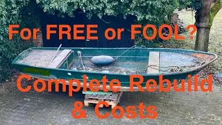 Rusty Steel Boat for free - Welding & Repair Build #Fishing #Boats #Gifts #Welding #boatrepairs