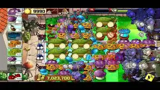 plants vs zombies  Android:  survival endless - 6 cob cannon cobless strategy