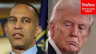 Hakeem Jeffries Asked To Clarify His 'Presidential Witness Protection Program' Comment About Trump