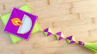 Origami Diya | Paper Candle | Easy Paper Crafts | Diwali decoration ideas | 5 minutes Crafts | Kids