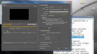 Adobe Media Encoder - encoding to flv by ryanlowe
