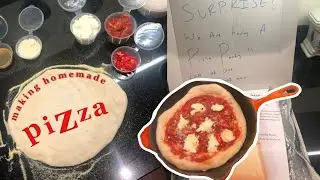 MAKING PIZZAS FROM SCRATCH | lockdown date ideas