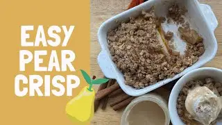 Easy pear crisp