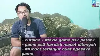 Cutsine game ps2 patah2 | game ps2 macet ditengah | ga sengaja ngesave game di MCBOOT