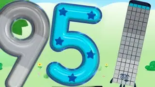Numberblocks square club 100 - Learn Simply math with blocks - NumbeBlocks 95