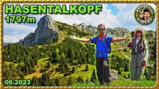 HASENTALKOPF 1797m. 15km Rundtour. Ammergauer Alpen. Juni 2023.