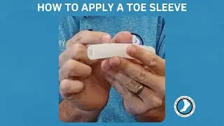 How to Apply a Toe Sleeve